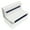White • Crimson Red, variant on Wise DLX100-1904 DLX Series 37" Pontoon Bench Seat Cushion Set - White / Mariner Blue