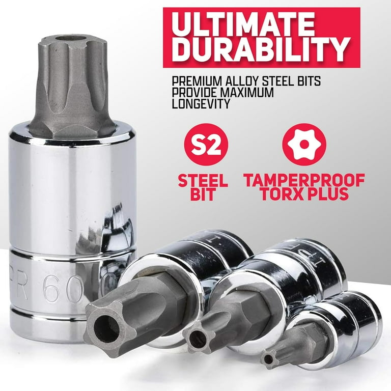 Neiko 10085A Tamperproof Torx Plus Bit Socket Set 12 Piece 8 IPR