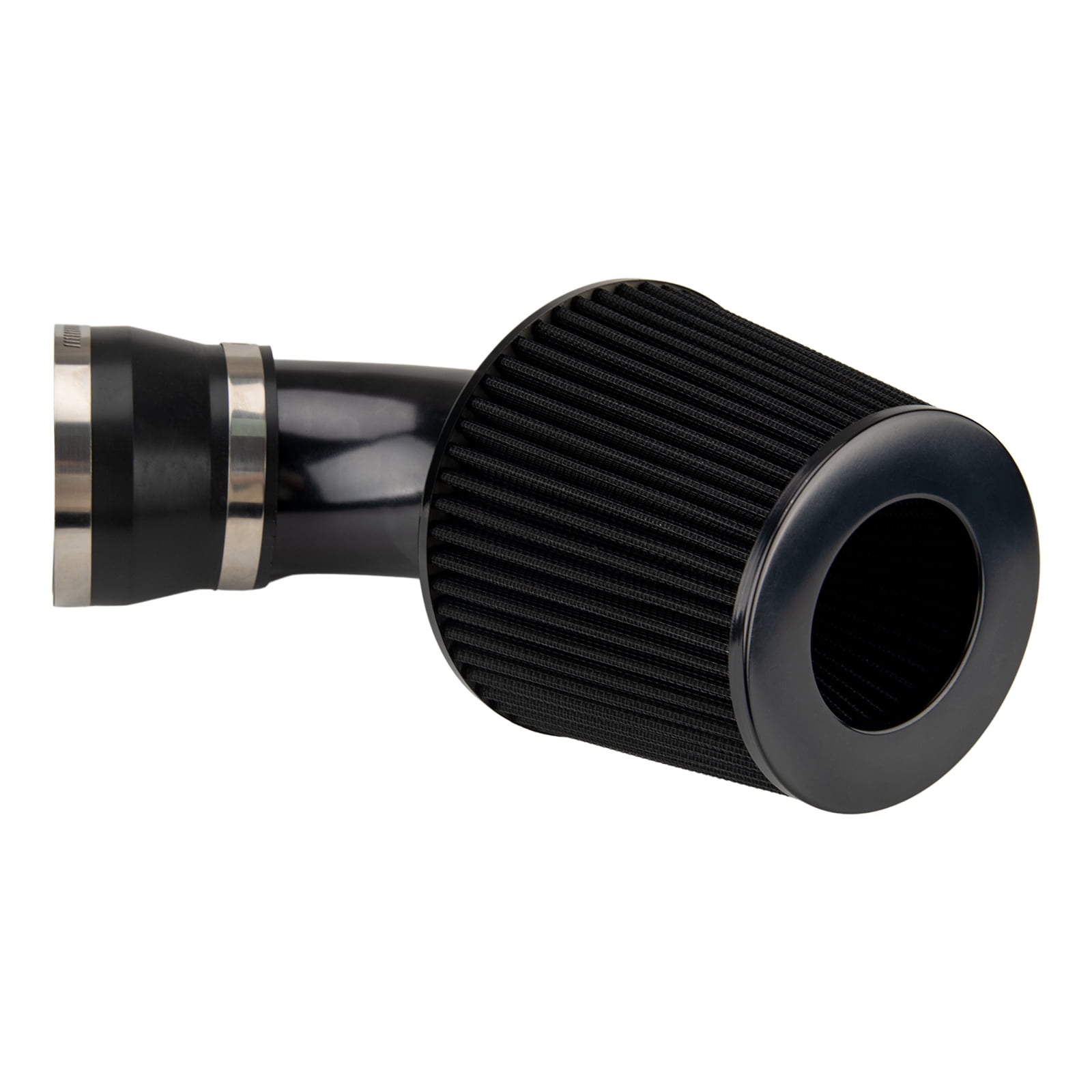 3 inch Front Black Aluminum Cold Air Intake Kit Replacement for BMW 325i 2001-2005, 330Ci 2001-2005, 325Ci 2001-2005, 325xi, 323i, 328i, 330x, 330i, 330i, 323Ci, 328Ci, 323is, 328is