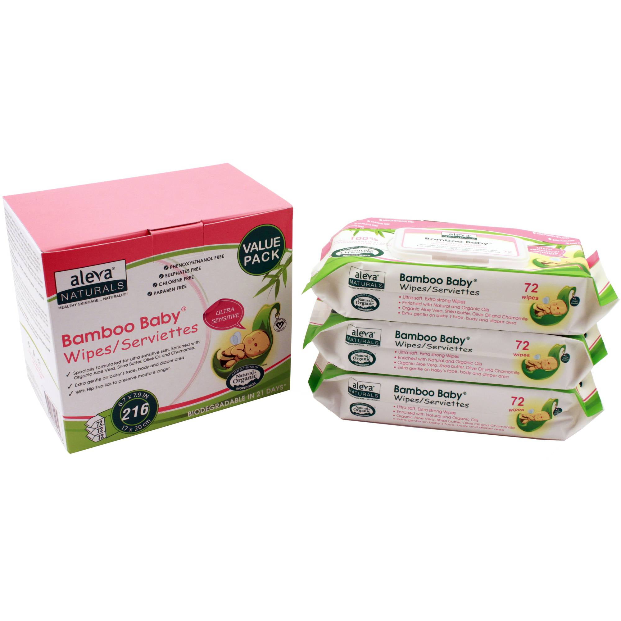 aleva bamboo wipes