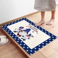 thumbnail image 3 of Independence Day Doormat Gnomes Front Door Mat Welcome Doormat- God Bless America Dwarfs Patriotic USA Flag Entrance Mat Low-Profile Floor Mat for Indoor/ Apartment/ Home/ Office, 18 x 30 Inch, 3 of 6