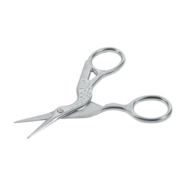 Sewing Tools Scissors Shears, 1Pc Vintage Stainless Steel Embroidery Sewing Tools Crane Shape Shears Crosss Stitch Scissors