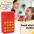thumbnail image 2 of 16 Sound Effect Prank Machine, Electronic Gag Gift Audio Box for Parties and Gatherings, Portable Noise Maker, Hilarious Soundboard, Requires 2 AAA Batteries, 2 of 6