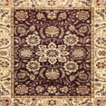thumbnail image 1 of Ahgly Company Tapis de Zone Carrés d'Intérieur Abstraits Rouges Abstraits, Carré de 4 Pieds, 1 of 6