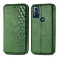 thumbnail image 5 of Dteck Magnetic Wallet Case for Motorola Moto G Play 2023, Shockproof PU Leather Kickstand Flip Cover with Card Holder TPU Shell Embossed Pattern Folio Case, Green, 5 of 7