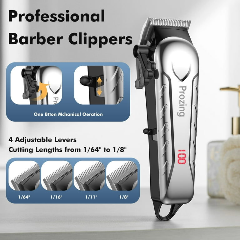 Prozing Hair Clippers for Men, Professional Cordless Barber