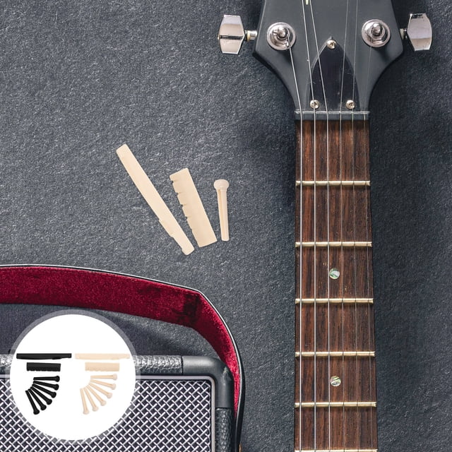 YOSADIER 4 Completo De Accesorios Para Guitarra Acústica Con Puente Estable Y Cejuela Para Folk