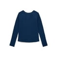thumbnail image 2 of Weekend Academy Girls Henley Tee with Long Sleeves, Sizes 4-18, 2 of 3