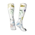 thumbnail image 5 of Lsque Wildflowers Printed Crew Socks Men's Women's LightWeight Thin Casual Calf Socks ,Knee High Socks,Cotton Socks, 5 of 9
