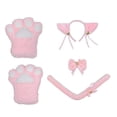 thumbnail image 1 of Conjunto De Cosplay De Gato Con Orejas De Cola De Gatito Dibujos Animados Ropa De Juego De Rol Cómoda Suministros De Fiesta Para Halloween Navidad N.° 3 Yuarrent AP007716-04, 1 of 6