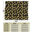 thumbnail image 3 of Taco Blanket Gifts For Kids Adults - Lightweight Throw Blanket For Bedroom Living Room Decor Soft Fuzzy Fleece Cozy Plush Bed Couch 80"X60", 3 of 7
