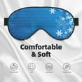 thumbnail image 5 of Uemuo Blue Christmas Pattern Sleep Eye Mask - Light Blocking Sleep Mask Blocking Out Light Perfectly, Soft and Comfortable Night Eye Mask, Eye Blinder, 5 of 7