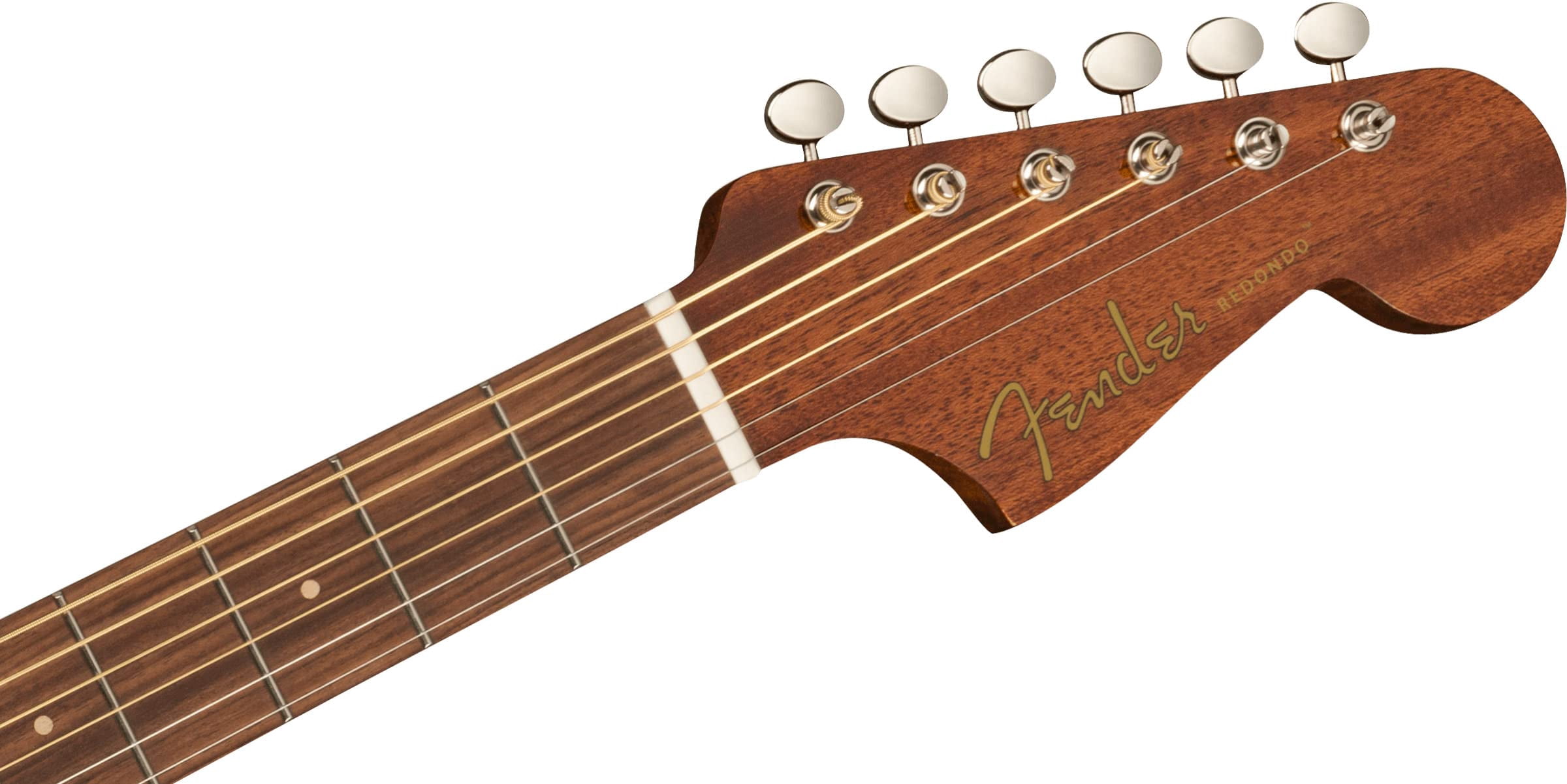 Fender Redondo Classic Acoustic Electric Guitar Bundle with Gig Bag, Strap, Clip-on Tuner, Strings, String Winder, Picks, and Austin Bazaar Instructional DVD - Aged Cognac Burst