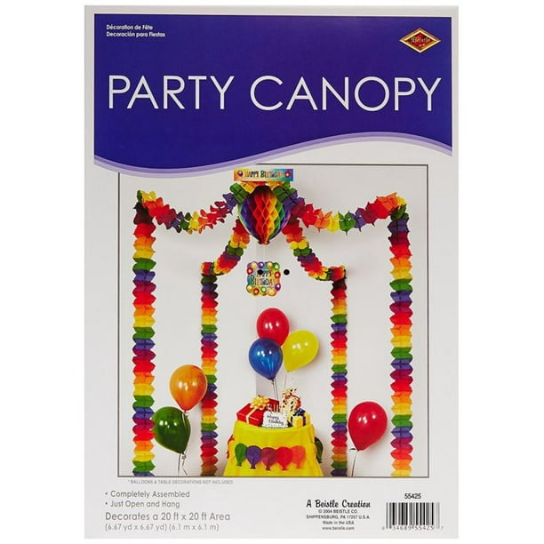 Birthday Party Canopy Decoration Hanging Kit Rainbow 55425 Festive