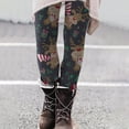 thumbnail image 3 of Pantalones largos de cintura alta con estampado de Navidad informal de moda para mujer Fridja  alkflakhf35389, 3 of 5