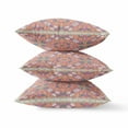 thumbnail image 2 of 28â€ Magenta Orange Paisley Indoor Outdoor Throw Pillow, 2 of 4