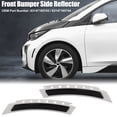 thumbnail image 2 of Pair 63147185743 63147185744 Front Bumper Reflector Side Marker for BMW 5 Series E60 LCI 2008-2010 Smoky Black, 2 of 7