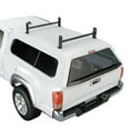thumbnail image 5 of AA-Racks Model DX36 Universal Pickup Truck Cap & Topper 2 Bar Ladder Roof Van Rack System Adjustable Steel Cross Bars - Sandy Black, 5 of 5
