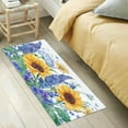 thumbnail image 5 of Sunflower Butterfly Bathroom Rug Mat Ultra Soft Non Slip and Absorbent Plush Rugs Washable Quick Dry Bath Rugs 39 x 20 Inches Home Decor, 5 of 7