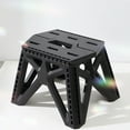 thumbnail image 2 of Sturdy Outdoor Folding Stool: Lightweight, High Load Capacity & Versatile Use! Black, 2 of 10
