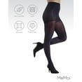 thumbnail image 6 of MeMoi Women's Perfectly Opaque Control Top Tights - Womens - Female (S/M, Navy), 6 of 12