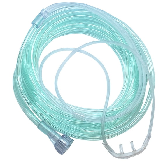 1-Pack Westmed #0568 Adult Comfort Soft Plus Cannula with 14' Kink Resistant Tubing & Threaded Nut