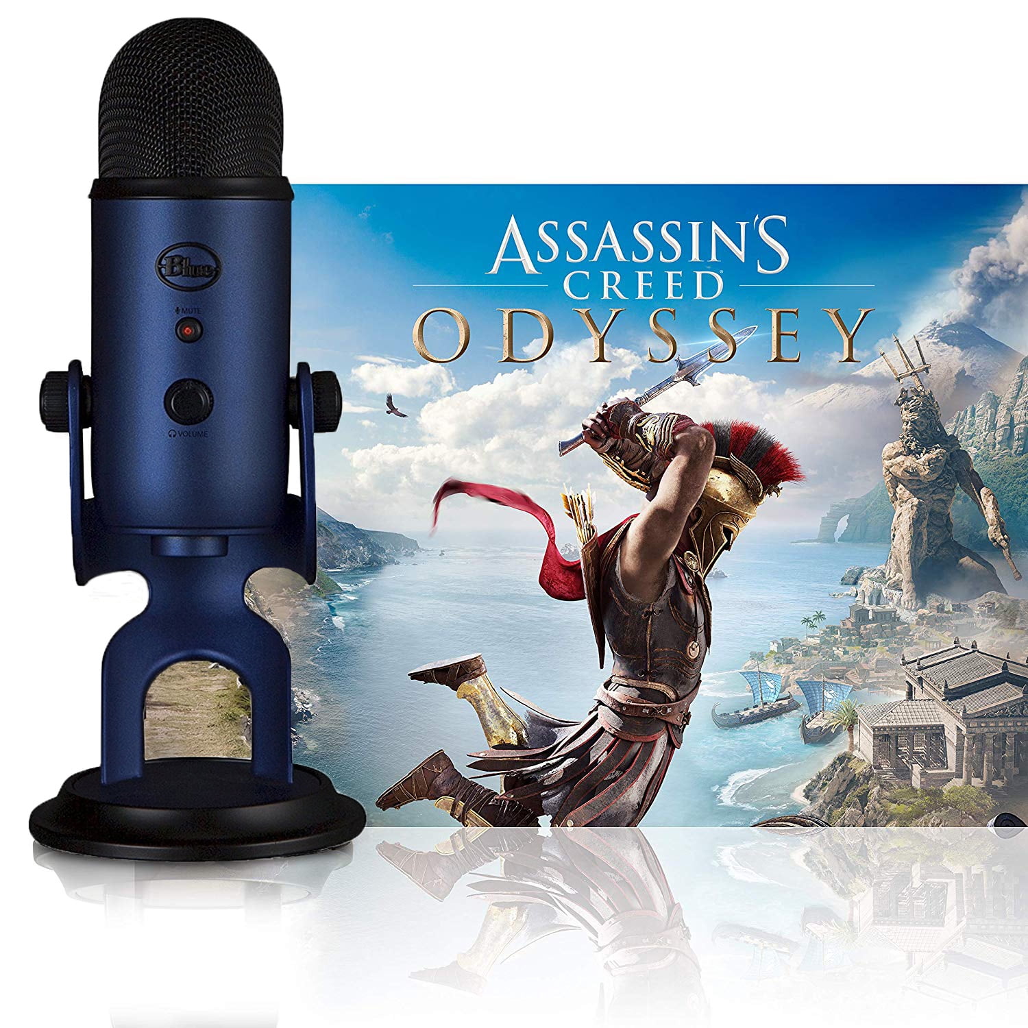 Blue Microphones Midnight Blue Yeti W Assassin S Creed Odyssey Bundle Walmart Com Walmart Com