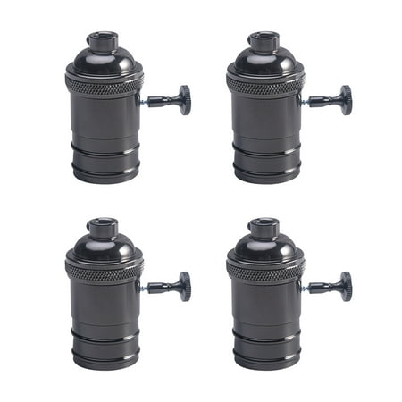 

E26 E27 Lamp Holder Easy Install Lighting Accessory Light Socket Support Copper