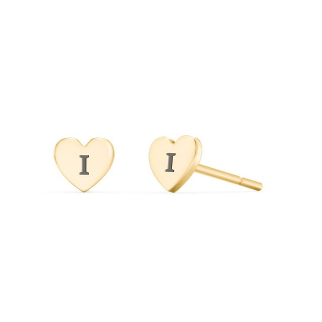 Boucles d'Oreilles Clous Initiales