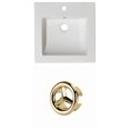 thumbnail image 1 of American Imaginations 23.75-in. W 1 Hole Ceramic Top Set In White Color AI-21040, 1 of 1