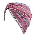 thumbnail image 2 of Gorro Turbante Étnico Macarena para Mujer Vino Rojo, 2 of 7