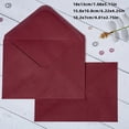 thumbnail image 2 of 50 sobres rojo vino para invitaciones y cartas, 18x13 cm A, 2 of 5