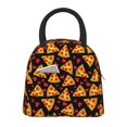 thumbnail image 1 of Disketp Cartoon Pizza Bolsa Térmica para Almuerzo, Lonchera con Abertura Amplia y Gran Capacidad, Organizador Reutilizable para Mujeres, Hombres y Adultos, 1 of 6