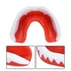 thumbnail image 3 of Protector bucal profesional, protector de dientes, protector de encías, herramienta de protección para karate y boxeo, rojo y blanco, 3 of 11