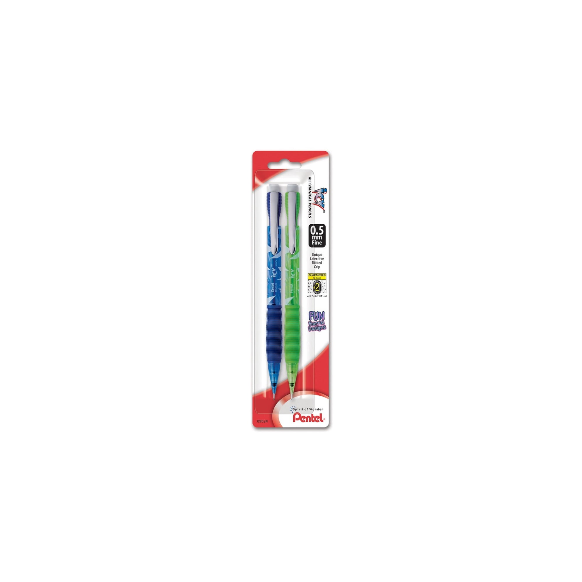 Pentel Icy Mechanical Pencil .5 mm (Colors May Vary) (Pack of 36)