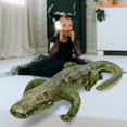 thumbnail image 4 of Juguete inflable de cocodrilo Jet Creations, 125 cm, verde, para jardín, 4 of 6