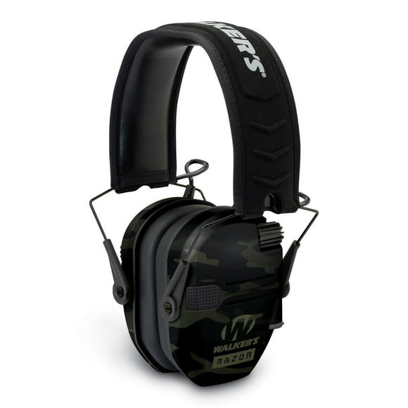 Walkers Cache-Oreilles Électronique Mince avec NRR 23 dB, Gris Multicam