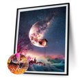 thumbnail image 2 of Diamante pintura 5D taladro redondo completo mosaico DIY Luna estrellada Kit decoraciones de pared Tmvgtek decoración de arte en el hogar, 2 of 9