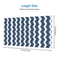 thumbnail image 3 of ZICANCN Gaming Mouse Pad, Ikat Form Abstract Texture Large Mouse Mat Desk Pad, Keyboard Mouse Mat, 15.8x29.5 inch, 3 of 9