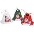 thumbnail image 2 of 6 piezas de 7,5 x 8 cm, campana de Navidad de longitud de alambre, colgante de decoración navideña, colgante de Navidad creativo, nueva muñeca de cuerda de cáñamo, anciano, colgante de campana de muñe, 2 of 5