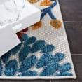 thumbnail image 2 of SAFAVIEH Cabana Garnet Floral Outdoor Area Rug, 2 of 7