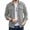 #Gray, variant on DPTALR Men's Casual Solid Color Turndown Collar Long Sleeve Shirt with Pockets,Gray,Big and Tall Men XL