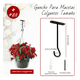 thumbnail image 2 of Ganchos Para Plantas De 6 Pulgadas Paquete De 4 Ganchos Xtellar Negro, 2 of 4