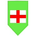thumbnail image 1 of St. Georges Cross Screen Print Bandana Lime Green Small, 1 of 1