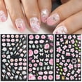 thumbnail image 1 of Funie Décalcomanies de Transfert Accessoires de Design Floral Papier Coloré Autocollant pour Ongles Outils de Maquillage pour Fête, 1 of 6