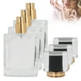 thumbnail image 4 of Perfume Bottle Perfume Refillable Bottle Glass Perfume Bottle Perfume Atomizer Holder Liquid Refillable Bottle 50ml Refillable Perfume Bottle Glass Spray Transparent Liquid Empty, 4 of 7