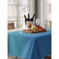 thumbnail image 6 of Blue Teal Beige Ombre Table Cloth, Waterproof Tablecloth for Rectangle Tables, Modern Abstract Art Abstract Reusable Washable Fabric Table Cover for Restaurant Kitchen Dining Tables 52"x70", 6 of 9