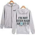 thumbnail image 3 of Freya Skye Merch “Not Even Mad About lt” Print Zipper Hoodie – Unisex Full-Zip Sweatshirt Graphic Pullover , Streetwear for Music Lovers, 3 of 6