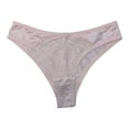 thumbnail image 2 of Warop Women's Triangle Panties, Fashionable Solid Color with Sexy Lace and Breathable Mesh, Seductive and Comfortable for Intimate Moments and Daily Use, 2 of 5
