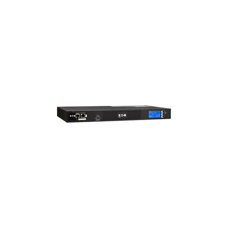 Eaton ATS rack PDU, 1U, (2) 5-15P input, 1.44 kW max, 120V, 12A, 10 ft cord, Single-phase, Outlets: (10) 5-15R